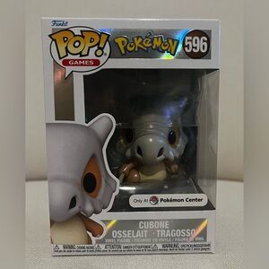 Funko Pop Games Vinyl - Pokemon - Cubone # 596 - Pearlescent Pokemon Center